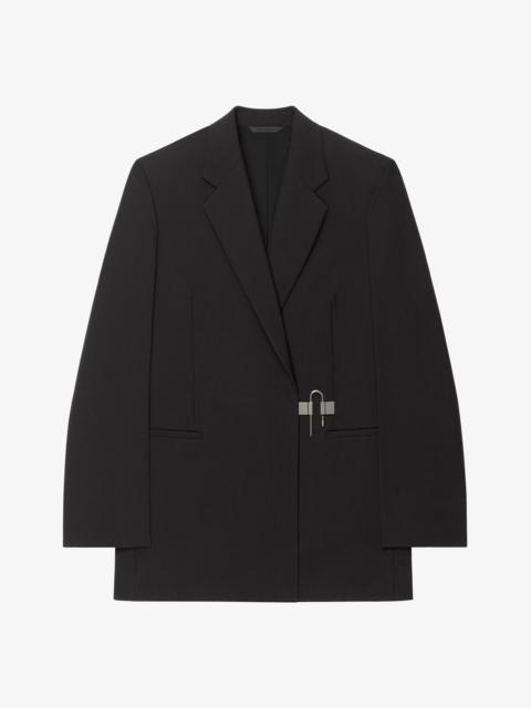 Givenchy JACKET IN WOOL AND MOHAIR WITH U-LOCK BUCKLE