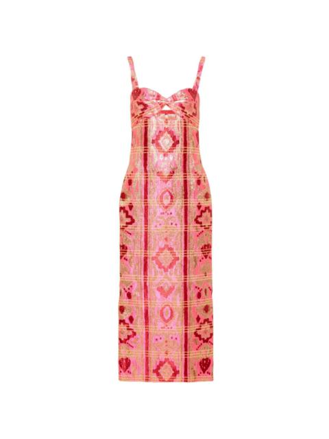 Johanna Ortiz Powerful Stitches maxi dress