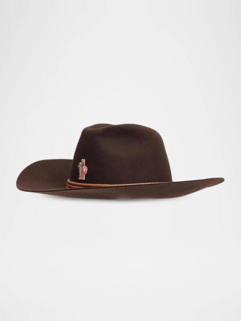 Moncler Grenoble Men's Wool Felt Cowboy Hat