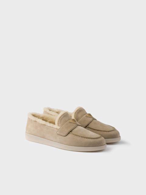 Suede loafers