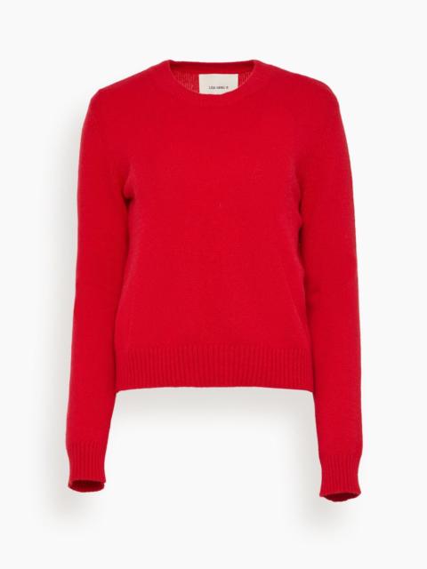 LISA YANG Mable Sweater in Goji Berry