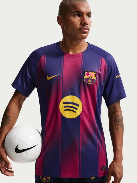 Nike FC Barcelona 2025/26 Stadium Home Men's Nike Dri-FIT Soccer Replica Jersey