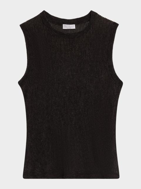 Brunello Cucinelli Rib-Knit Sweater Vest