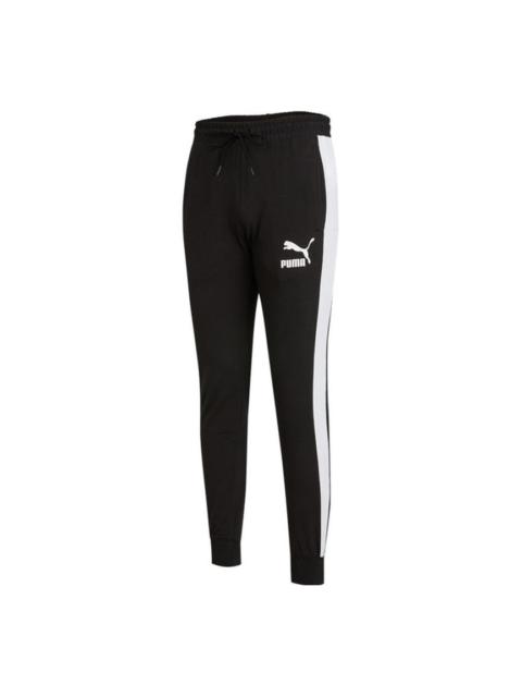 PUMA PUMA Iconic T7 Track Pants 'Black White' 531476-01