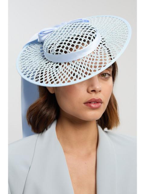 KAREN MILLEN Crochet Satin Bow Fascinator