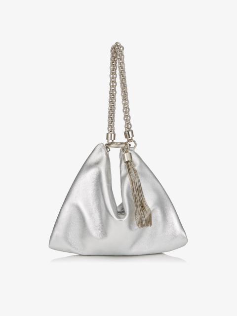 Callie
Silver Metallic Leather Clutch Bag