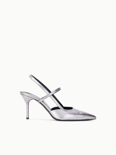 STAUD STAUD SEBASTIAN HIGH HEEL SLINGBACK PEWTER