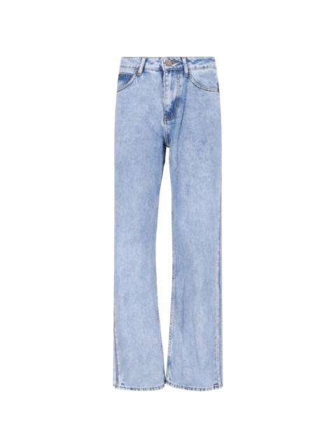 adidas Firebird side-stripe jeans