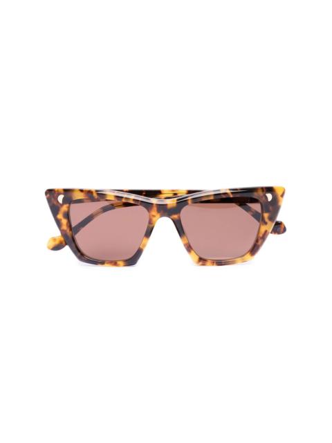 tortoiseshell-frame sunglasses