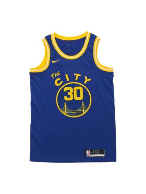 Nike Nike NBA Swingman Jersey Golden State Warriors Classic Edition 2020 Blue/Yellow CN1024-497