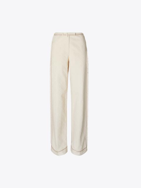 TORY BURCH T Monogram Denim Pant