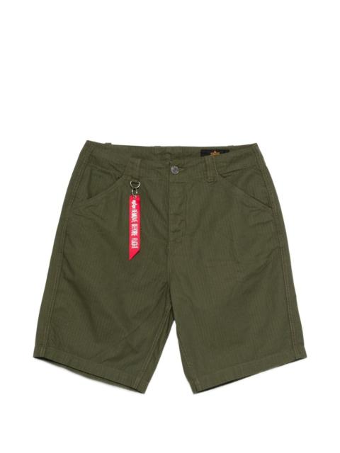 ALPHA INDUSTRIES belt-loop pocket shorts