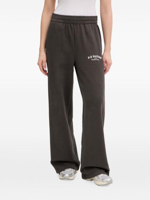 P.E NATION logo-embroidered track pants