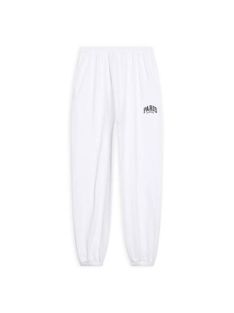 BALENCIAGA Women's Cities Paris Stretch Knee Pants  in White