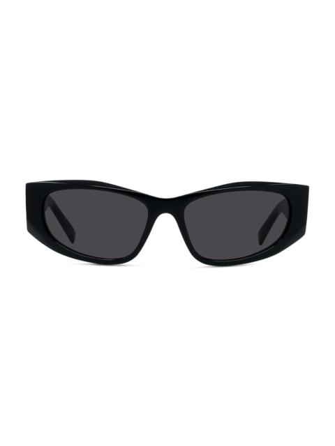 Givenchy Women's GV Day 56MM Cat-Eye Sunglasses - Shiny Black Smoke