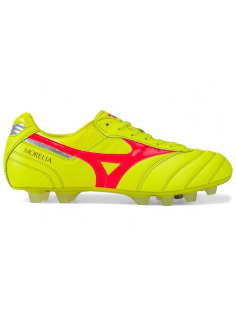 Mizuno Mizuno Morelia II Japan MD Safety Yellow Fiery Coral Galaxy Slver