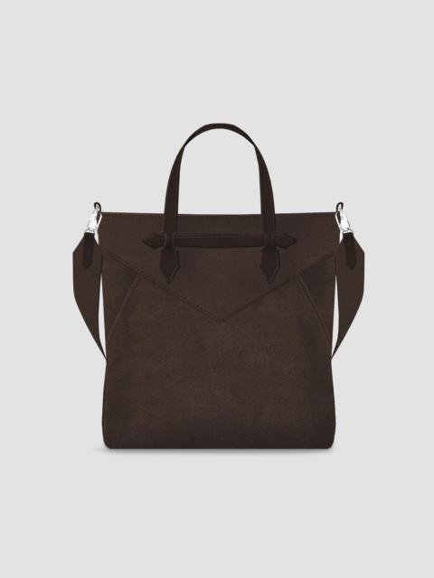 Montblanc Men's Envelope Suede Tote - Brown
