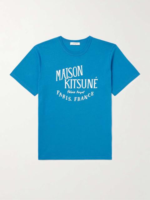 Maison Kitsuné Logo-Print Cotton-Jersey T-Shirt