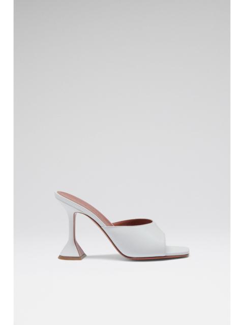 Amina Muaddi LUPITA SLIPPER 95 WHITE NAPPA