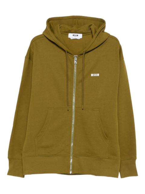 MSGM zip-up hoodie