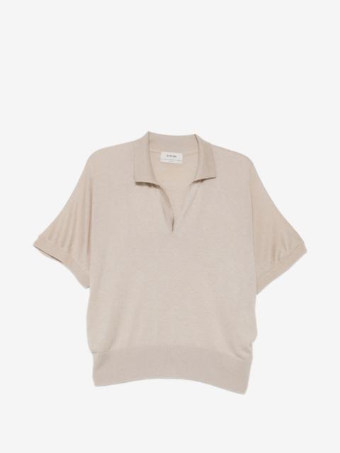 SYSTEM batwing-sleeves knitted top