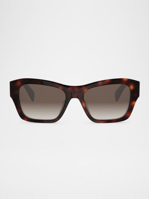 CELINE Triomphe 09 Acetate Butterfly Sunglasses