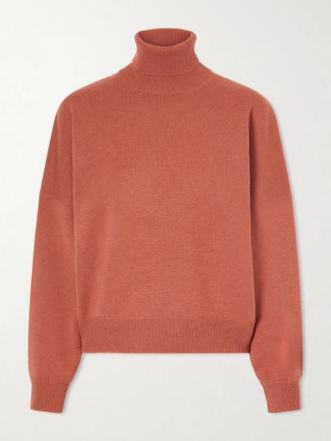 Brunello Cucinelli Cashmere turtleneck sweater Orange
