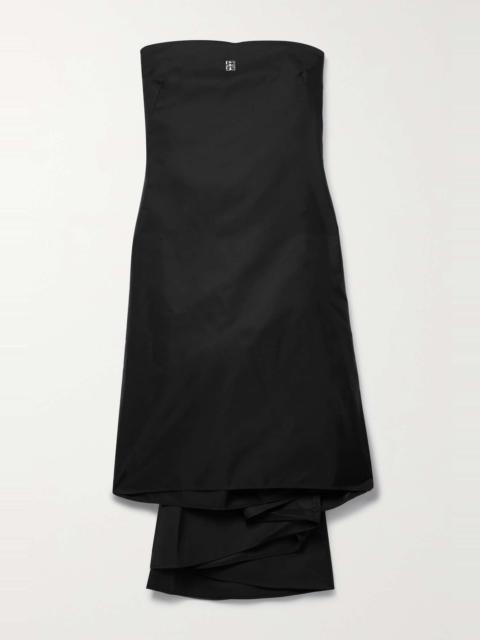 Givenchy Draped embellished twill mini dress