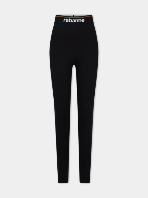 rabanne BODYLINE BLACK LEGGINGS
