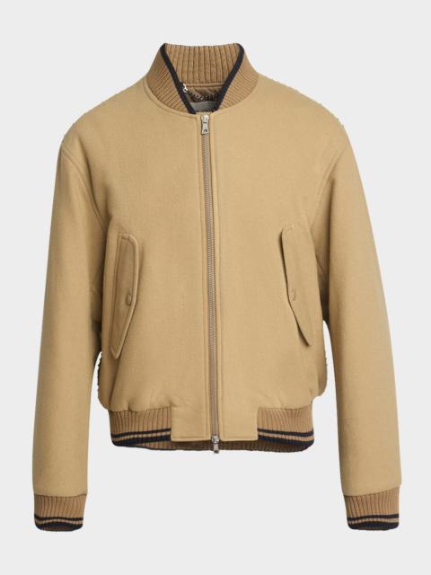 Men's Verso Tris Embellished Bomber Jacket