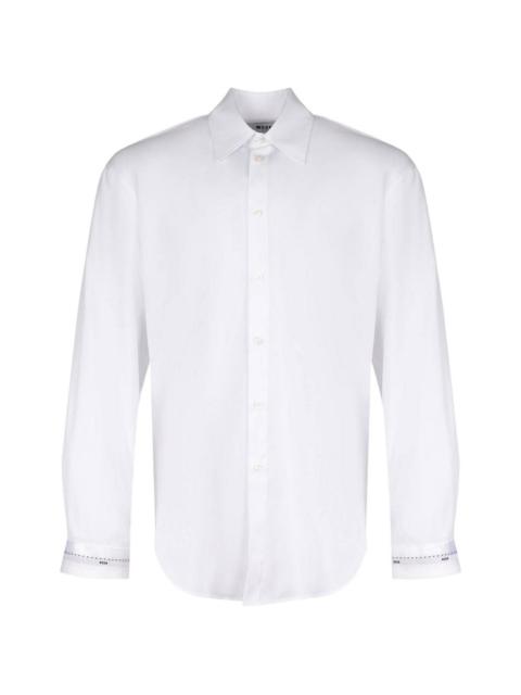 MSGM buttoned long-sleeve shirt