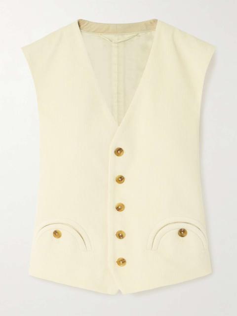 BLAZÉ MILANO Feral cotton-corduroy vest