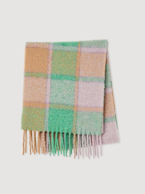 Sandro Checked scarf