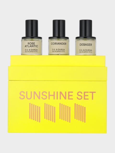D.S. & DURGA Sunshine Fragrance Set, 3 x 0.3 oz.