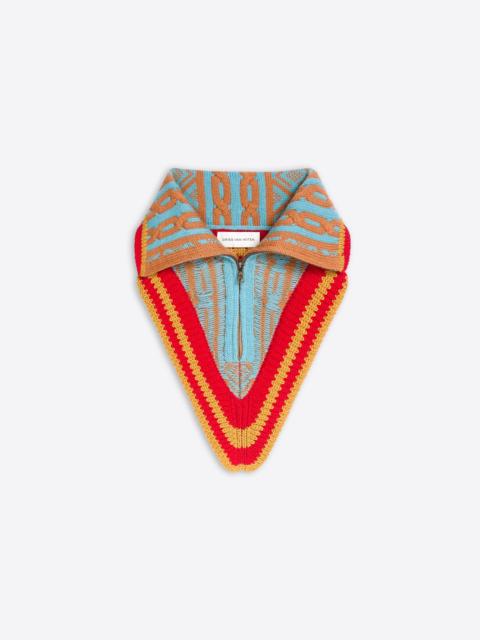 Dries Van Noten JACQUARD WOOL COLLAR