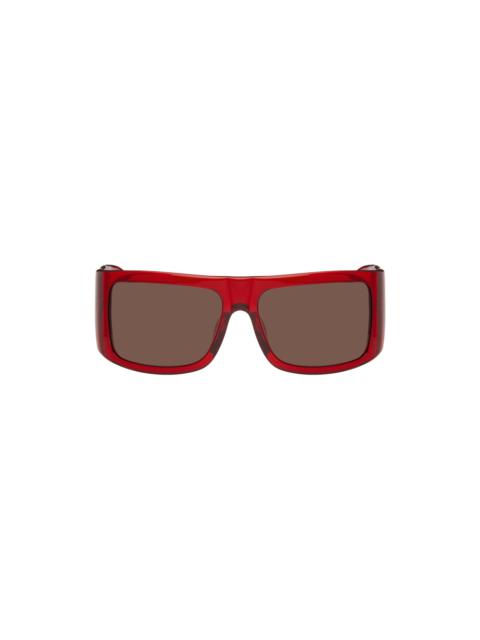 THE ATTICO Red Linda Farrow Edition Andre Sunglasses