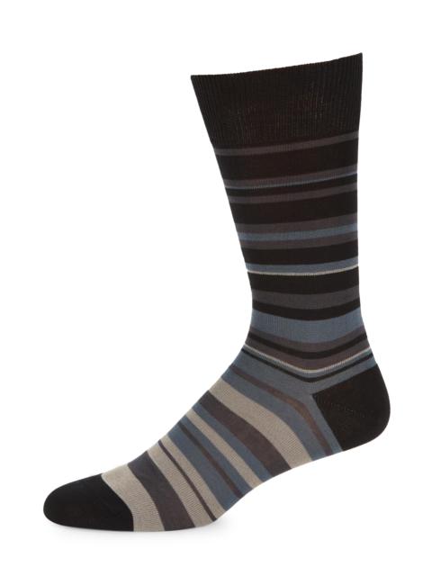 Paul Smith Men's Elliot Striped Socks - Black
