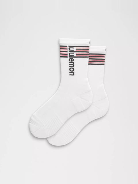 lululemon Unisex Power Stride Crew Socks *Stripe