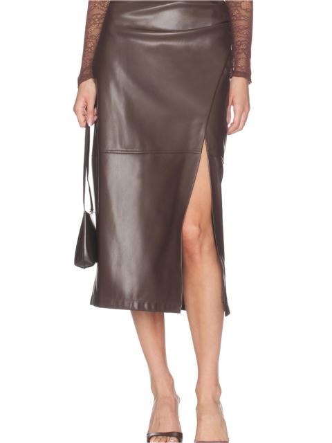 CAMI NYC Lorena Vegan Leather Skirt