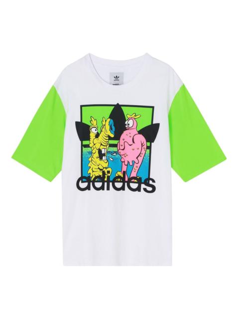 adidas adidas Originals X Jeremy Scott T-Shirts 'White Green' H53371