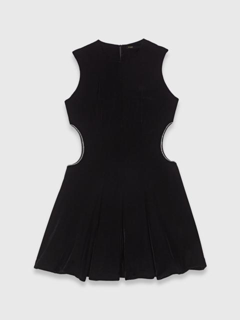maje Mini velvet dress