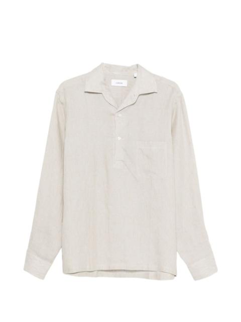 LARDINI button-up pocket T-shirt