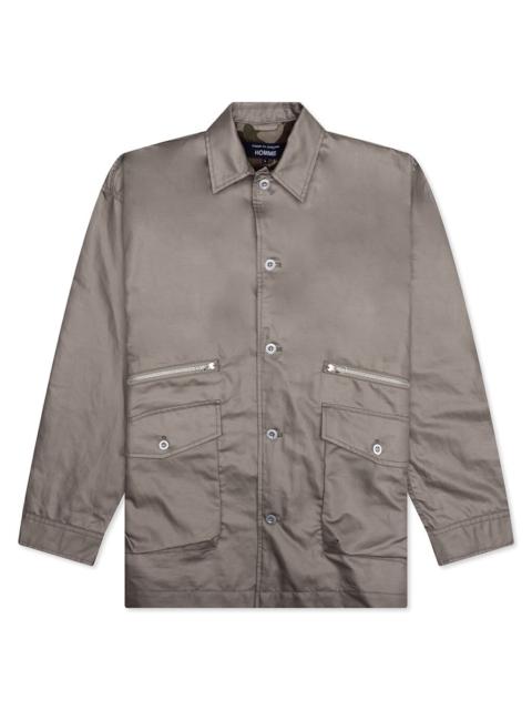 Comme des Garçons Homme MULTI-POCKET CHORE JACKET - GREY BEIGE