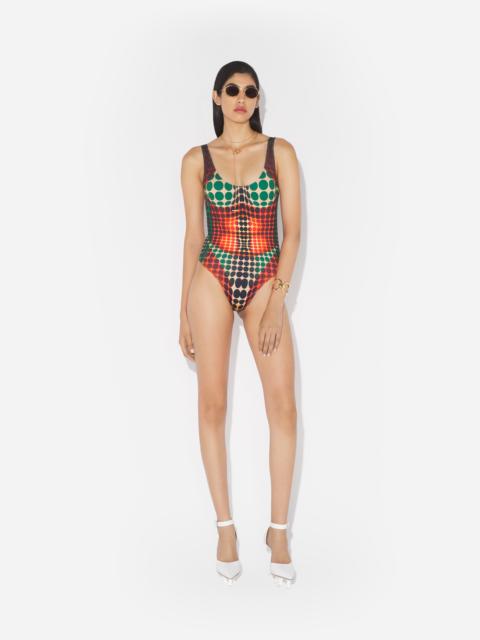 Jean Paul Gaultier RE-EDITION - THE BROWN DOTS SWIMSUIT