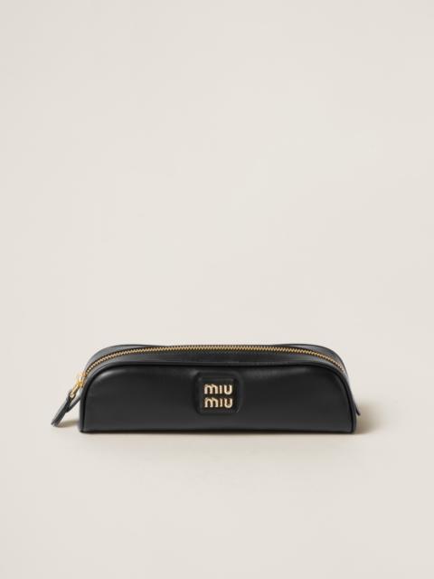 Miu Miu Leather pencil case