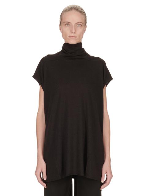 Rick Owens Edfu crepe turtleneck top