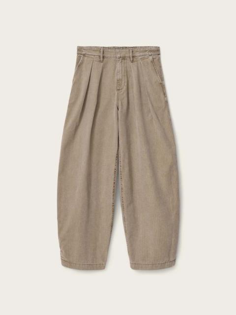 ALLSAINTS BECCO TAPERED LEG PLEATED PANTS
