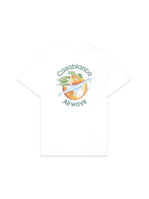 CASABLANCA Orbite Autour De L'Orange T-Shirt | Casablanca Paris