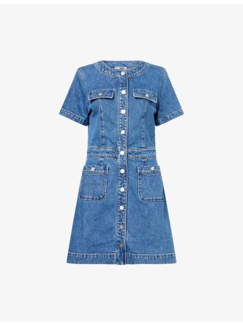 PAIGE Kiya Denim Mini Dress