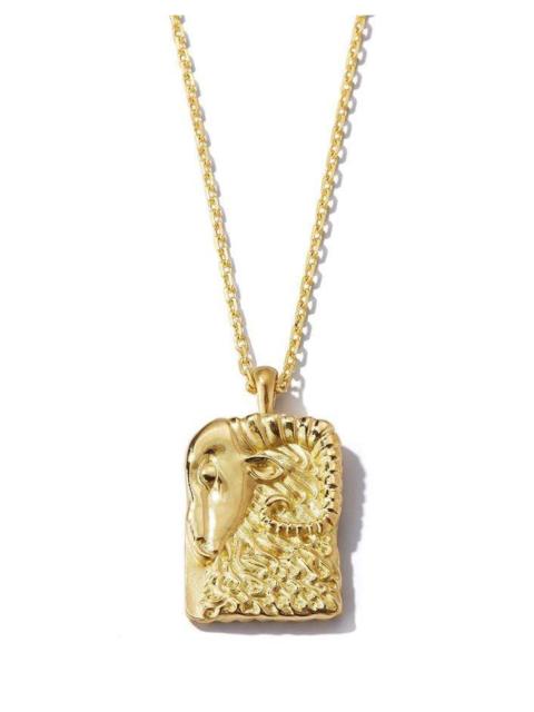 DAVID WEBB Diamond Aries Pendant Necklace